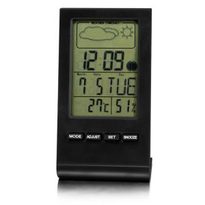 LCD Display New Thermo hygrometer Weather Station Black Digital Hygrometer