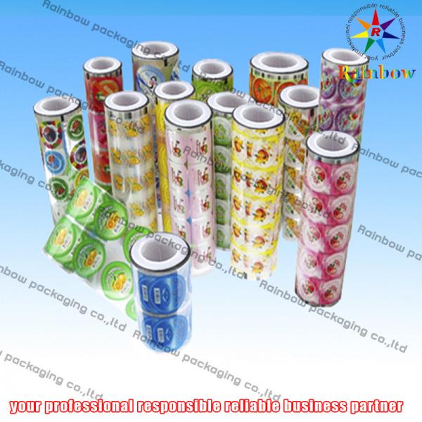 Buy Promotional Bottle Stickers For Customer , Food Packaging Films at wholesale prices