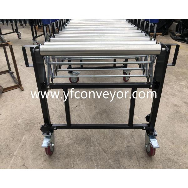 Flexible Powered Roller Conveyor with side guardrail