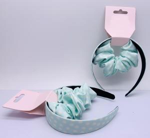 Quality Woman Fabric Hair Accessories Wide Headbands Floral Plaid Pattern for sale