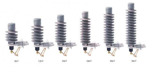Buy Polymeric housed lightning arrester without Gaps Nominal Discharge Current 10KA at wholesale prices