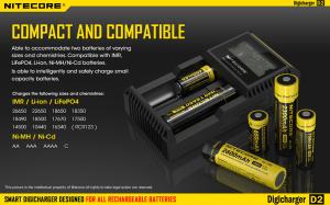 Quality Nitecore LCD 2014 Latest universal smart charger Nitecore D4 battery charger for sale