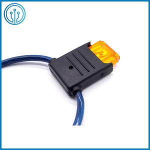 Waterproof Inline Mini Maxi Blade Fuse Holder With UL1015 16AWG Cable