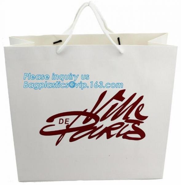 Cheap Luxury Shopping Carrier Thick Blue Kraft Paper Gift Bags With Rope Handles,carrier paper bags for perfume packing