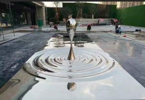 China Metal Landscape Sculpture，Outdoor Statues And Sculptures For Plaza Decoration on sale