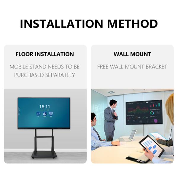 55"-86''Customized Smart Interactive Whiteboard , Business Touch Screen Smart Board