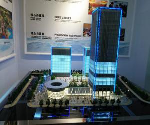 Quality 3d building model with perfect led light , scale building model for sale
