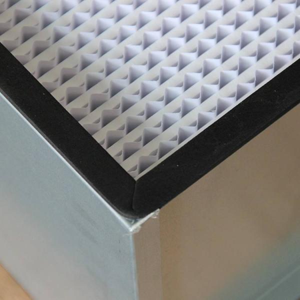 Aluminium Frame Deep Pleated HEPA Filter H13 For Hospital HVAC system