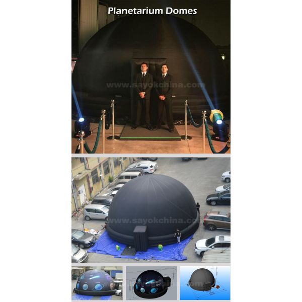 3d Cinema Tent Portable Inflatable Dome Panetarium 5m Projector Planetarium for School