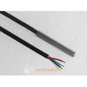 Quality 4 PT100 Wire Platinum RTD Temperature Sensors for sale