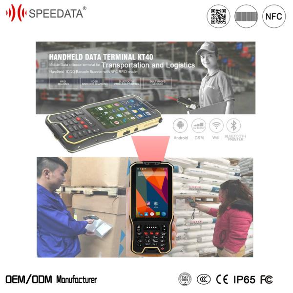 4.0 Inch 4g Handheld Device Data Terminal, Portable Barcode Scanner Android