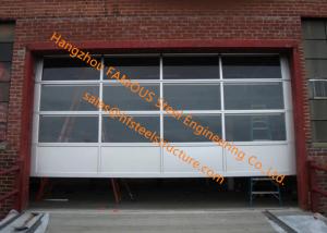 Quality Motorized Aluminum Insulated Tempered Glass Full View Overhead Garage Door for sale