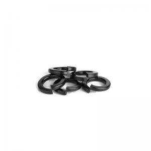 China Black Alloy Steel Washer , Split Spring Washer M2-M30 Grade 8.0 For Machine Bolts on sale