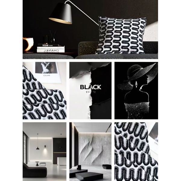 New Product High Quality Jacquard Blended Woven Chenille for Sofa Fabric Home Textile