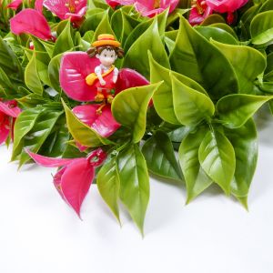 Quality Exhibition Artificial Green Wall Panels Outdoor PE PP for sale