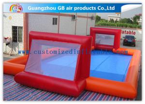 Custom Made Inflatable Soccer Field For Kids And Adults Inflatable Sports Games