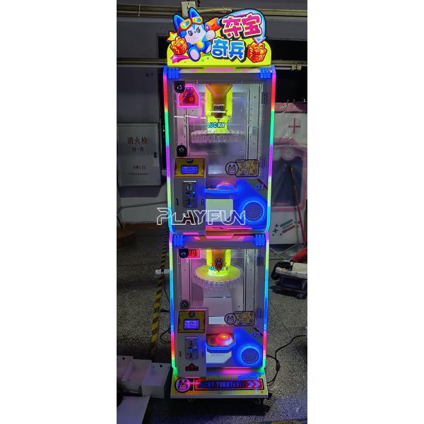PlayFun Good Quality Amusement Park Coin Operated Gift Game Machine 30 Clips 2 Players Mini Clamp Clips Prize Vending Machine