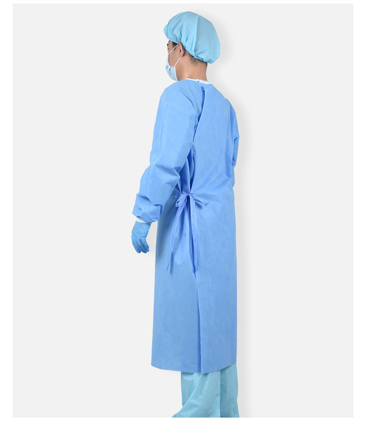 Safety Protection Smms Disposable Reinforced Surgical Gown S-5XL