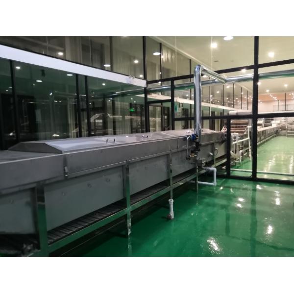 Food Precooking Peanut Blanching Machine 3kw Power Adjustable Temperature