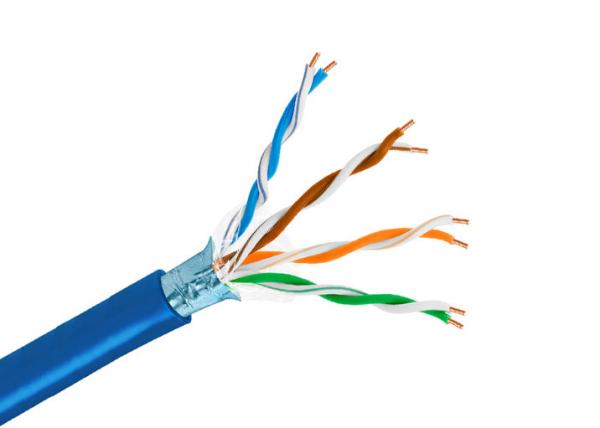 Buy Copper Lan Cable Cat5e FTP LZSH Network Cable 4 Pair 305m/Roll In Pull Box at wholesale prices