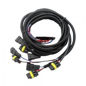 China OEM ODM Automotive Wire Harnesses With Amp Connector Equivalent on sale