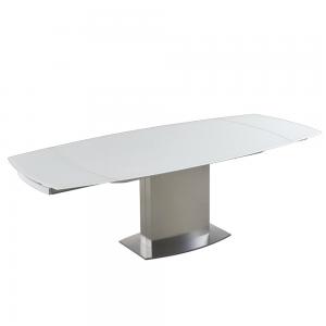 Quality Multiscene Modern Extendable Dining Table , Rectangle Contemporary Kitchen Table for sale