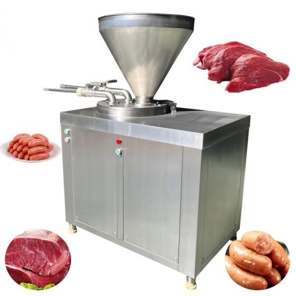 Powerful Vertical Hydraulic Sausage Filler Machine For Meat Processing Plant Use