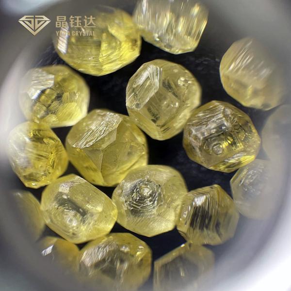 Fancy Intense Yellow Lab Grown Colored Diamonds HPHT 1ct To 7ct