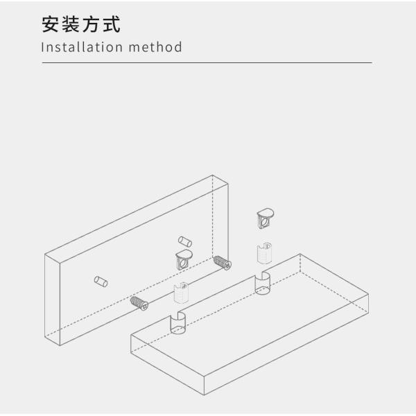 Adaptable Shelf Support Pegs Easy Installation With Zinc Plated Surface