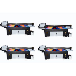Quality UV Ink Ribbon Printer Flatbed Laser Printer With Double White Color Light for sale