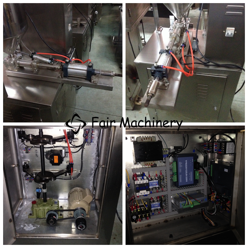 5Bag/Min SGS ISO Liquid Pouch Packing Machine For Honey Sachet 0.4mpa