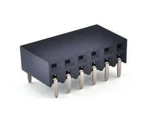 Side bend 2*6 pin Female Header Socket Double Row with Phosphor Bronze