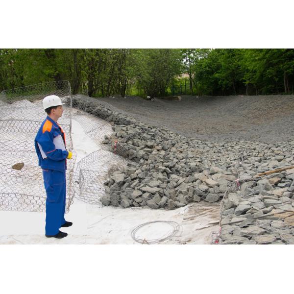 Retaining Wall PVC Woven Stone Basket 2x1x1 Gabion Box With 4-6mm Wire Diameter KN 2025 Durable Galvanized