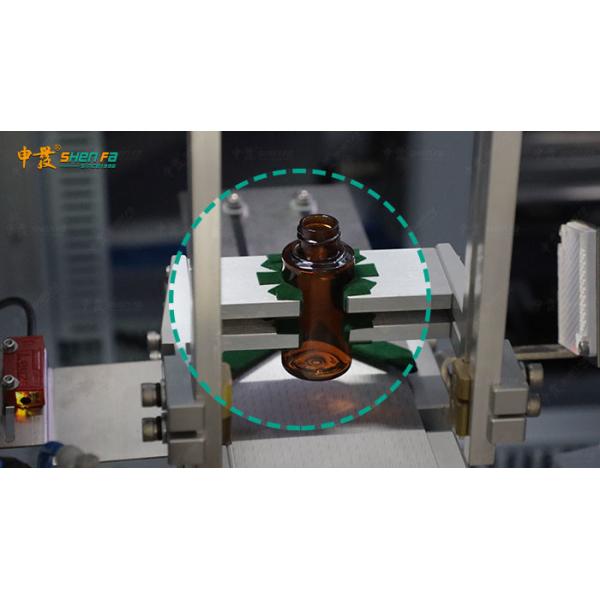 Full Servo 3-color Silk Screen Printing Machine With Vision Camera Orientation For Round Bottle SF-MP310