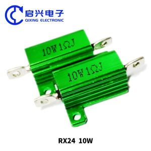 Buy cheap RX24 Green Aluminum Case Wirewound Resistor LED Decoding Power Resistor 10w from wholesalers