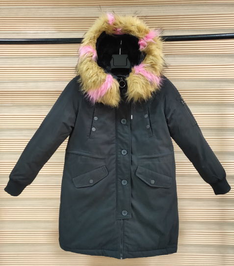Muti Color Ladies Light Padded Jacket , Ladies Cotton Parka Fur Lining