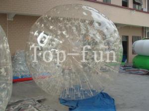 Quality Outdoor Clear Inflatable Zorbing Ball / Big Glass Balls With 1 Year Warranty for sale
