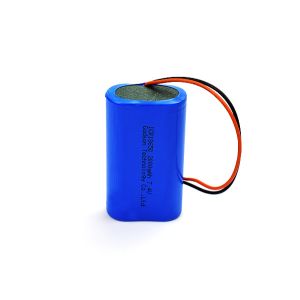 Odorless ICR 18650 Lithium 7.4 V 2000mAh Battery Long Cycle Life