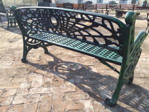 Quality Outdoor Furniture Moose Metal Park Benches , Cast Iron Garden Chairs For Park for sale