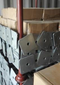 China Ductile Iron Galvanized Adjustable Scaffold Screw Jack Nut , Swivel Screw Jack on sale