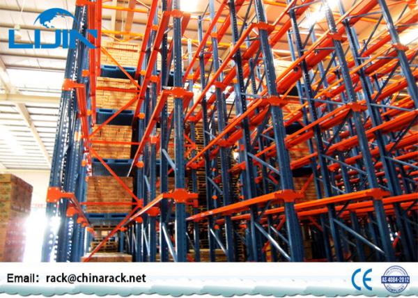 Buy Drive In Selective Pallet Racking System , Warehouse Drive In Racking For Sale at wholesale prices