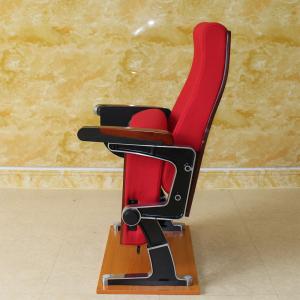 China ODM Movie Theater Chair With Cup Holder , Multiscene Flameproof Red Theater Seats on sale
