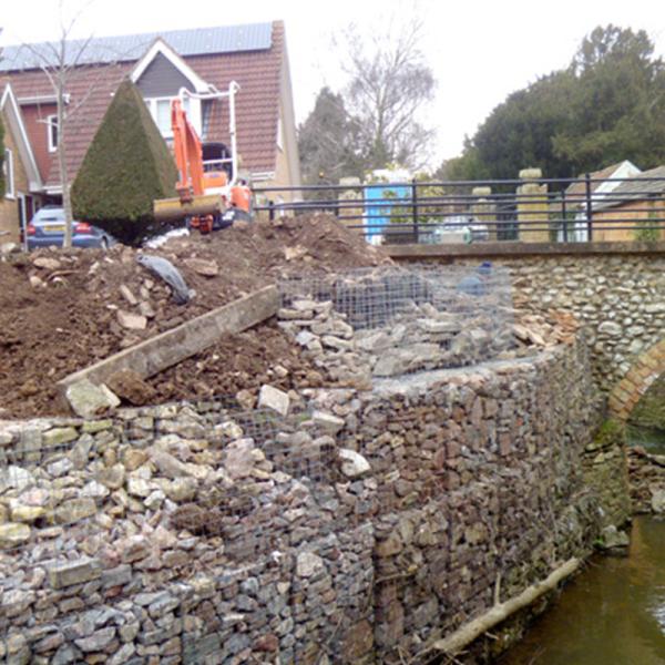 Garden Stone Cage Modular Welded Gabion Designs For DIY Landscape Projects