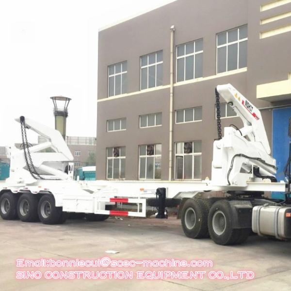 Two Speed Port Handling Equipment 20ft 40ft Self Loading Container Trailer