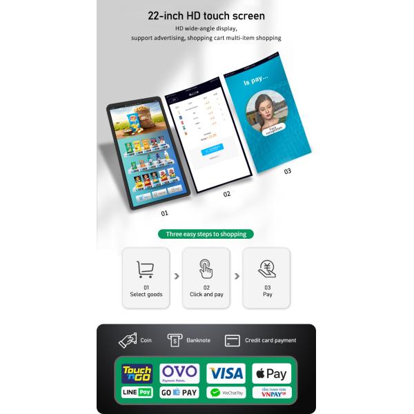 Small Business Idea Vending Machines for Foods and Drinks and Snack Vending Machine for Sale