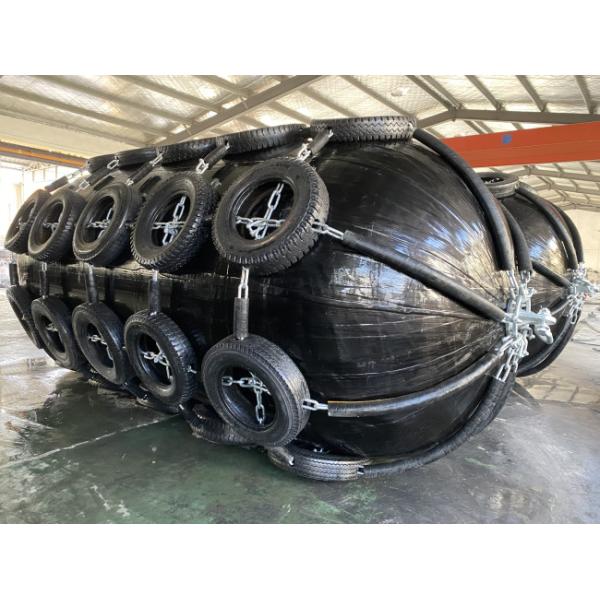 80kpa Net Type Yokohama Rubber Fender Berthing Ship Protection Black