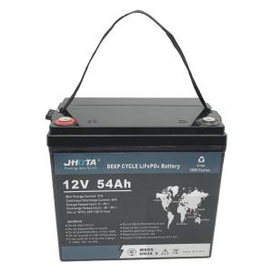 Quality IP55 Lithium Battery Lead Acid Replacement 54Ah 12.8V Deep Cycle Battery for sale