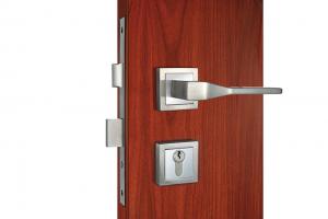 Quality Rose Door Key Interior Door Mortise Lockset Replacement Zinc Alloy for sale
