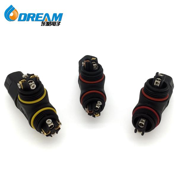 Led Lighting Assembly ROHS Waterpoof Nylon Solderless Screw Terminal Connector T Shaped Connector