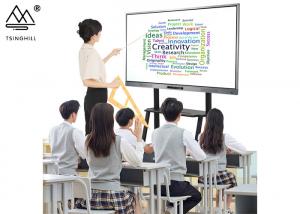 China 4K Ultra HD Resolution Interactive Education Whiteboard 30000 Hours Life Expectancy on sale